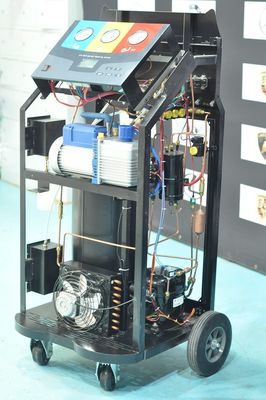 콘덴서와 백리트 R134a AC 복구 기계 진공 펌프
