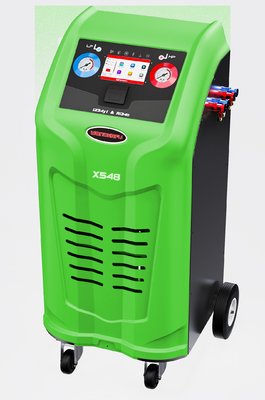 220V 50HZ 듀얼 가스 AC 냉매 회수 기계 400g/min을 녹색으로 만드세요